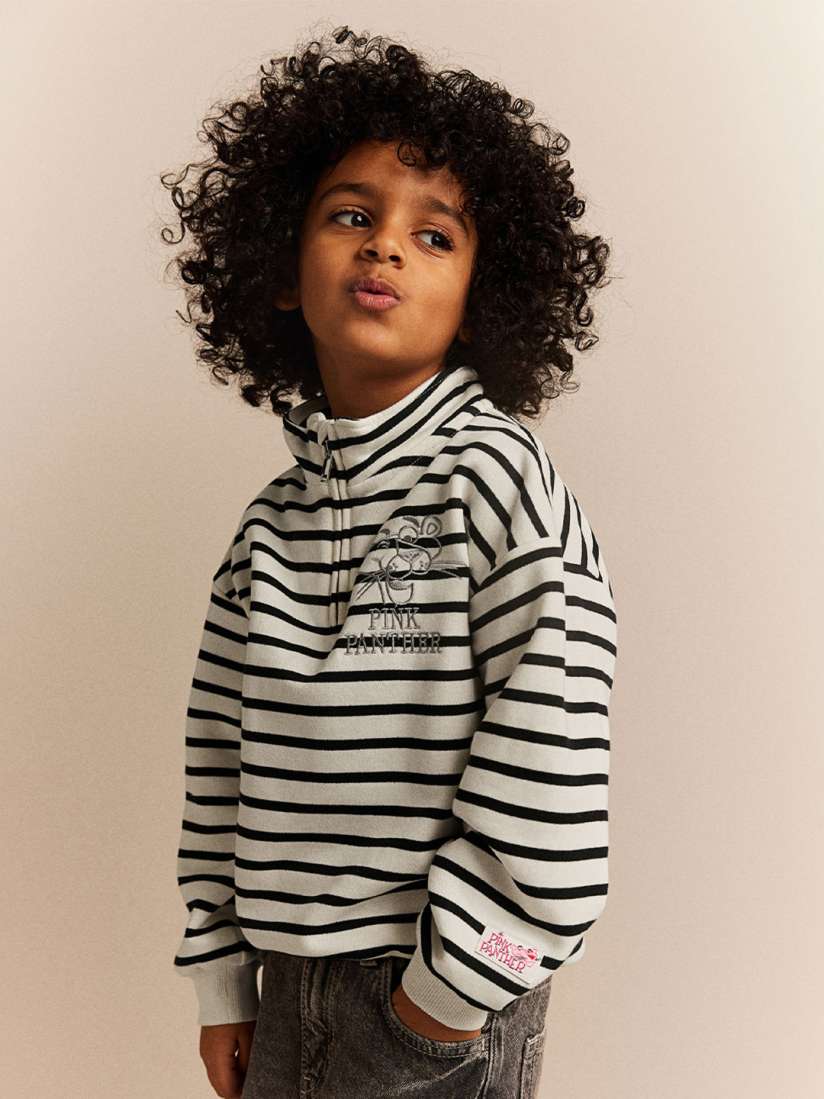 Buy H M Striped Loose Fit Sweatshirts Sweatshirts for Boys 27872892 Myntra