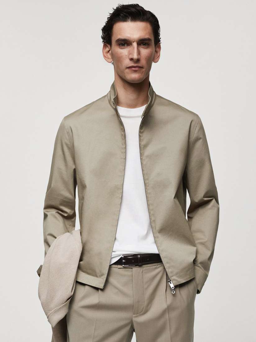 Mango beige jacket store