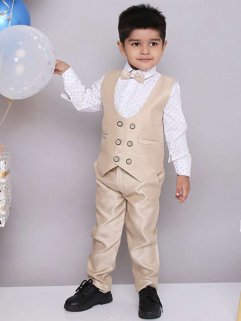 Buy KID1 Infant Boys Double breasted 3 Piece Suit Suits for Boys 27878640 Myntra
