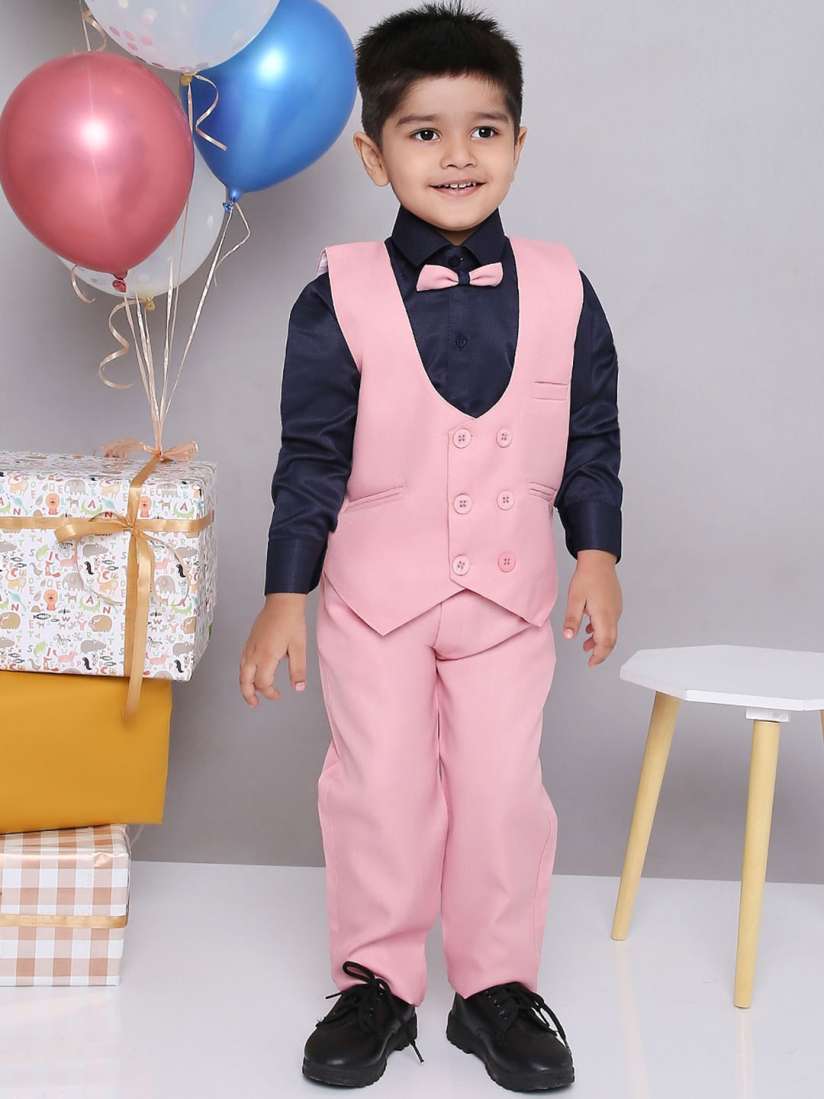 Buy KID1 Infant Boys Double breasted 4 Piece Suit Suits for Boys 27878642 Myntra
