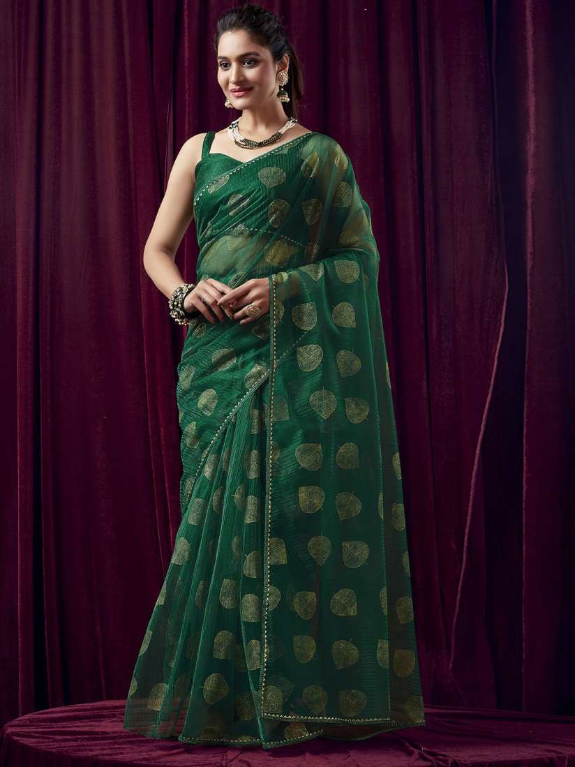 Gota patti saree myntra clearance