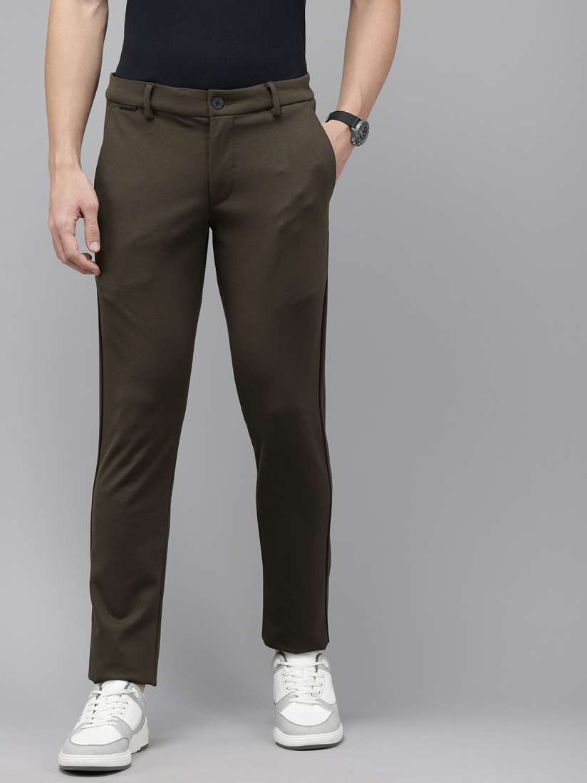 Buy U.S. Polo Assn. Men Slim Fit Casual Trousers Trousers for Men 27880752 Myntra