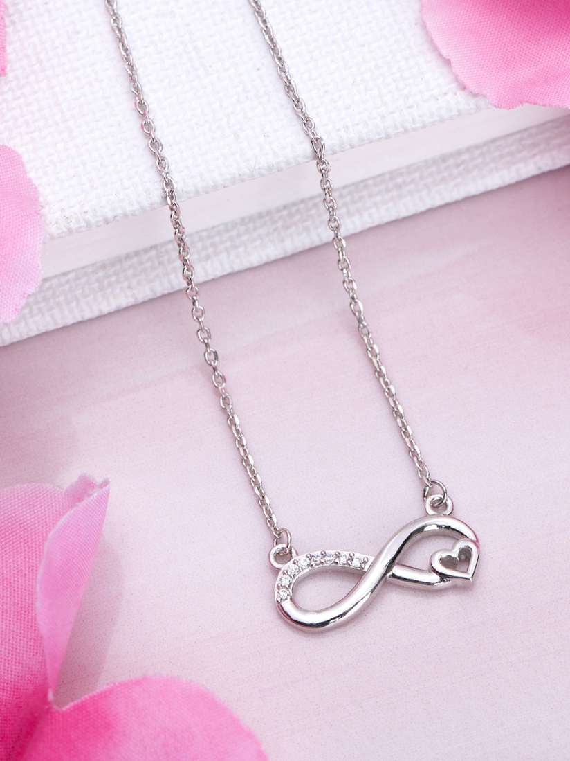 Sterling silver cubic zirconia necklaces 2025