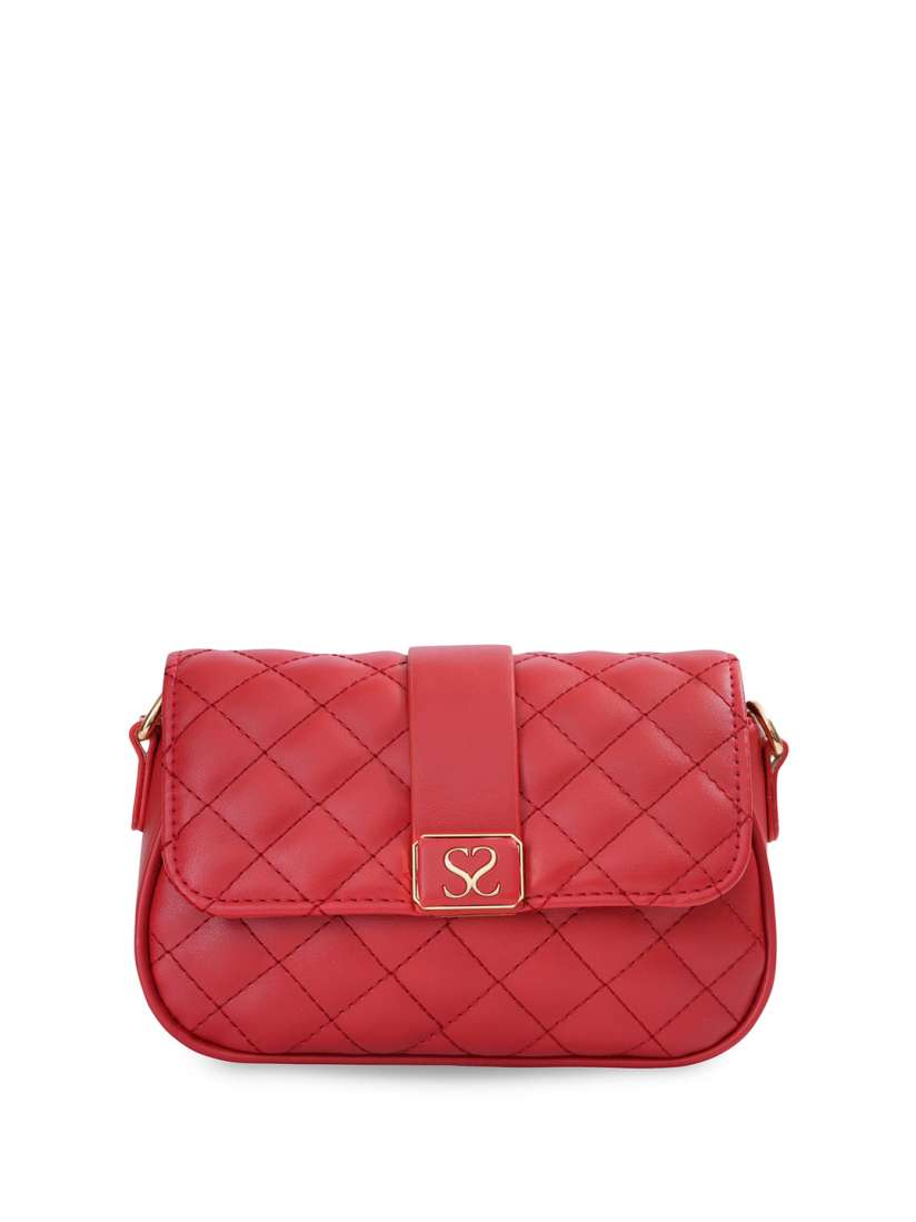 Buy Sugarush Self Designed Structured Sling Bag Handbags for Women 27893846 Myntra