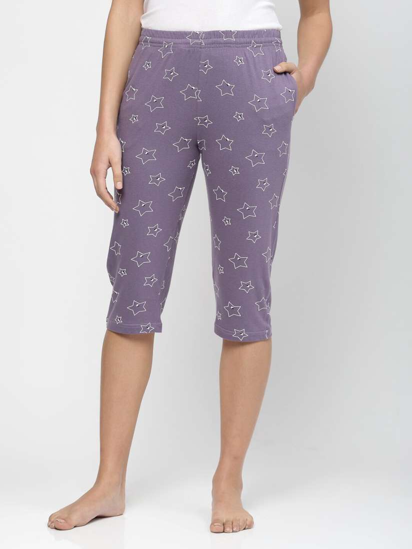 Buy Floret Women Mid Rise Printed Cotton Capri Capris for Women 27904048 Myntra