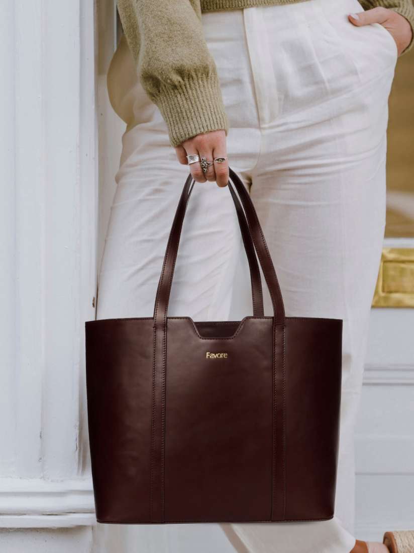 Structured leather bag outlet