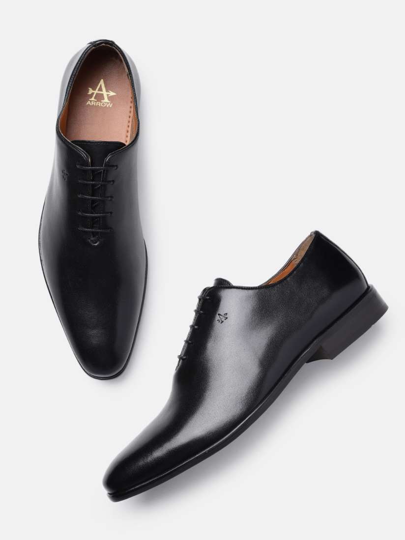 Arrow men's leather formal shoes on sale