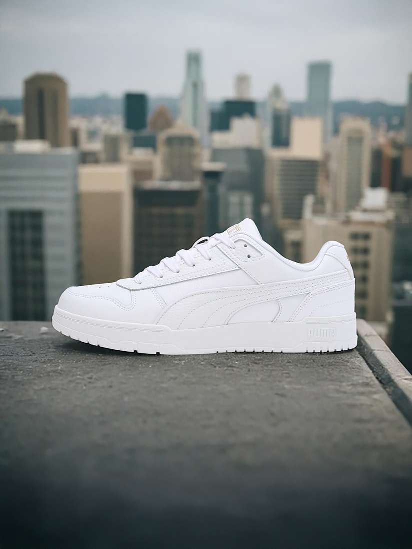 puma white sneakers