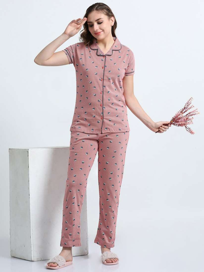 Cotton pyjamas for ladies myntra hot sale