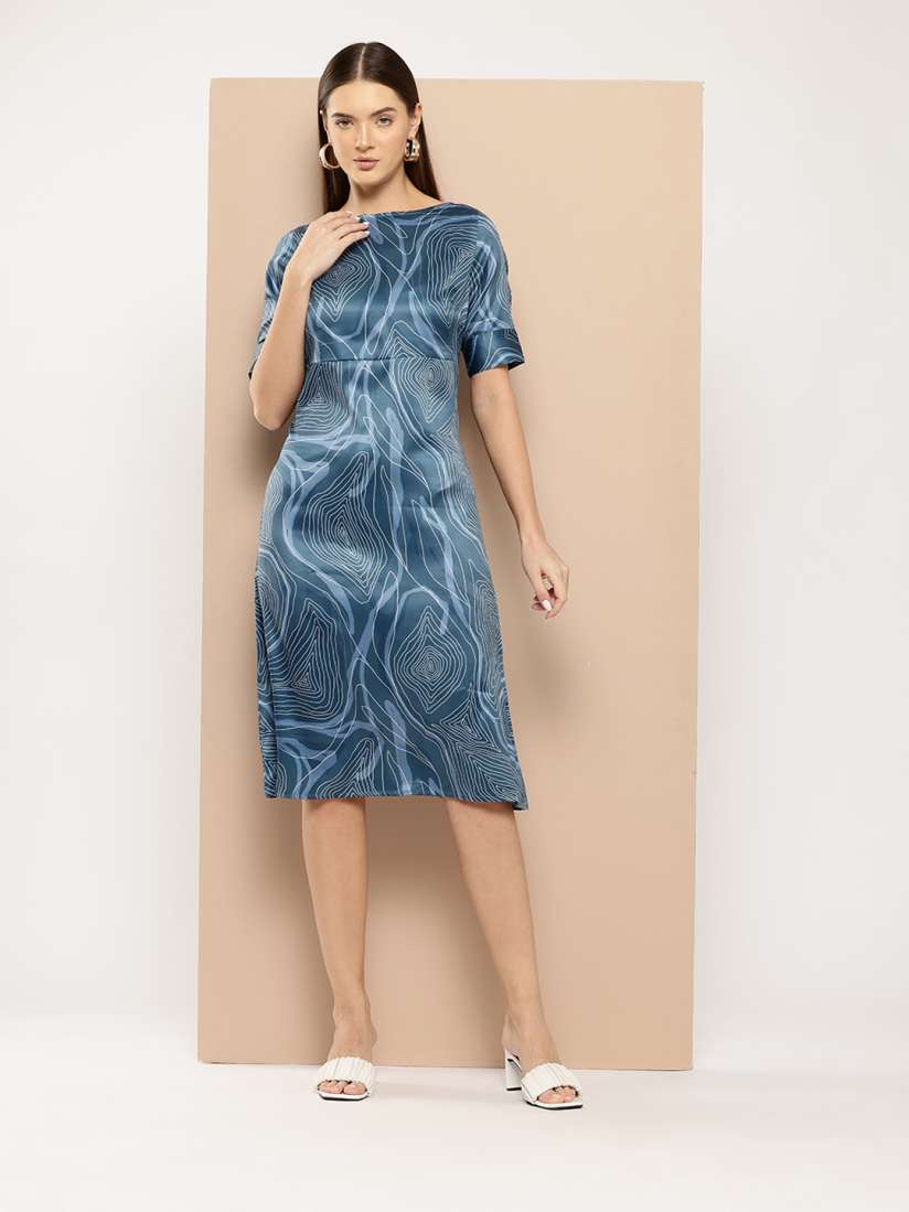 Buy Chemistry Printed A Line Mini Dress Dresses for Women 27977706 Myntra
