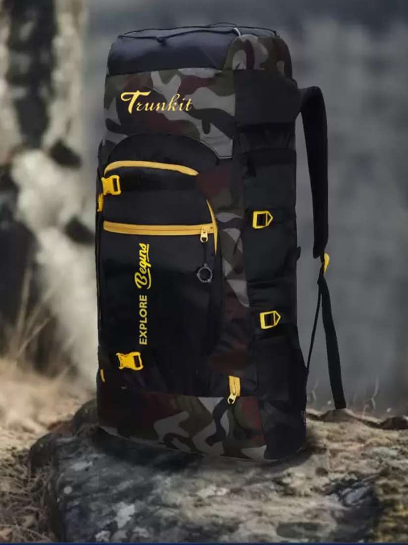 Buy TRUNKIT Unisex Typography Printed Waterproof Trekking Rucksack Rucksacks for Unisex 27979228 Myntra