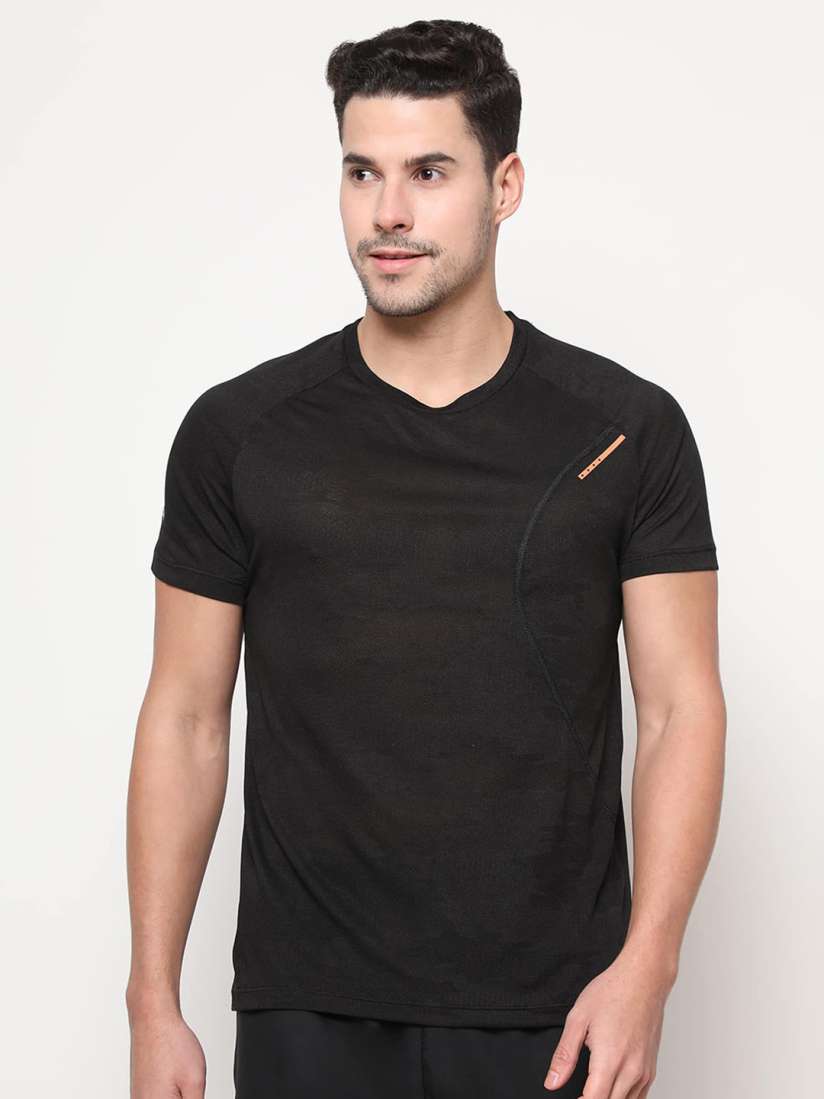 Buy DIDA Men V Neck Dri FIT Pockets T shirt Tshirts for Men 27983650 Myntra
