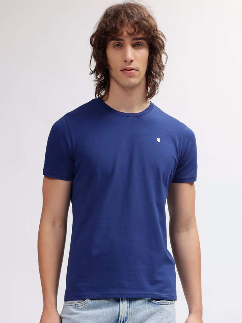 Buy Iconic Regular Fit Cotton T shirt Tshirts for Men 27985332 Myntra