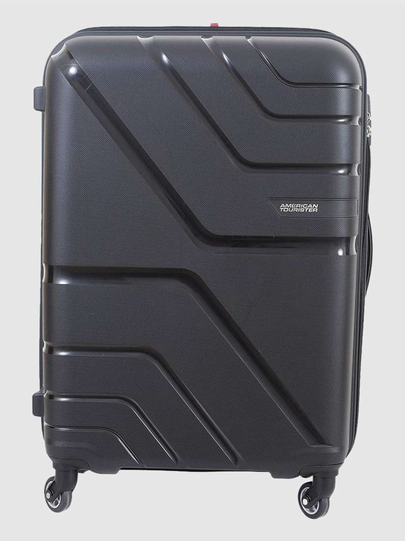 Buy AMERICAN TOURISTER UPLAND Textured Hard Large Trolley Suitcase 79 Cm Trolley Bag for Unisex 27996886 Myntra