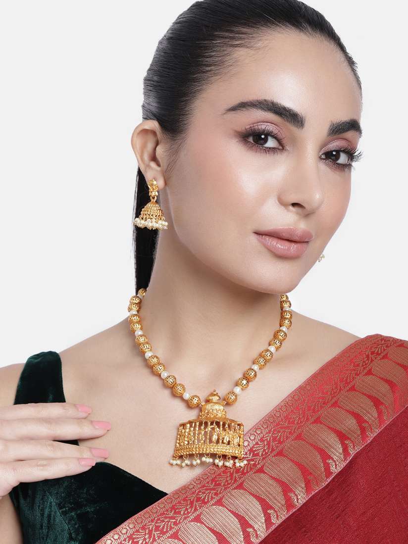 Pearl temple jewellery 2025