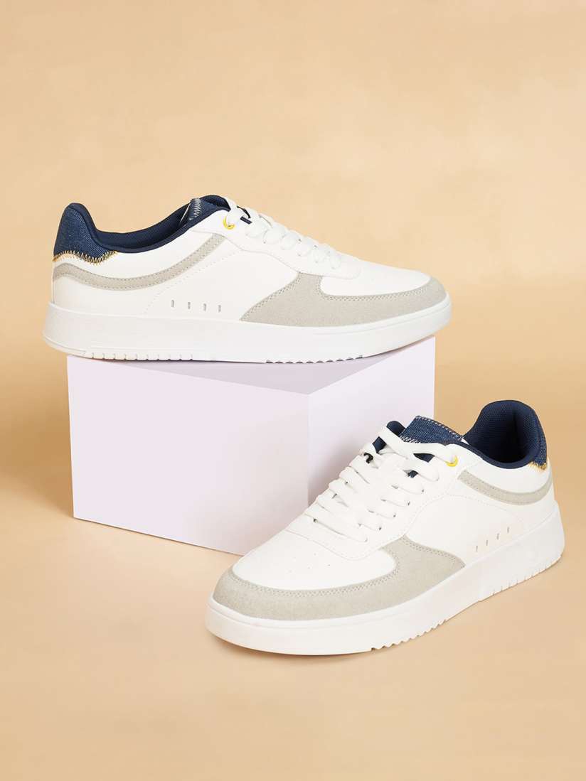 Buy Ajile by Pantaloons Men Colourblocked Sneakers Casual Shoes for Men 28003500 Myntra