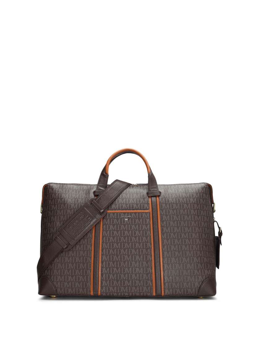 Buy Da Milano Textured Medium Sports or Gym Leather Duffel Bag Duffel Bag for Unisex 28003652 Myntra