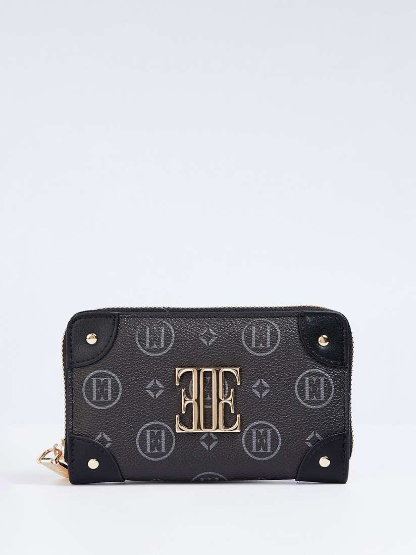 Buy ELLE Women Brand Logo Textured Zip Around Wallet Wallets for Women 28012902 Myntra