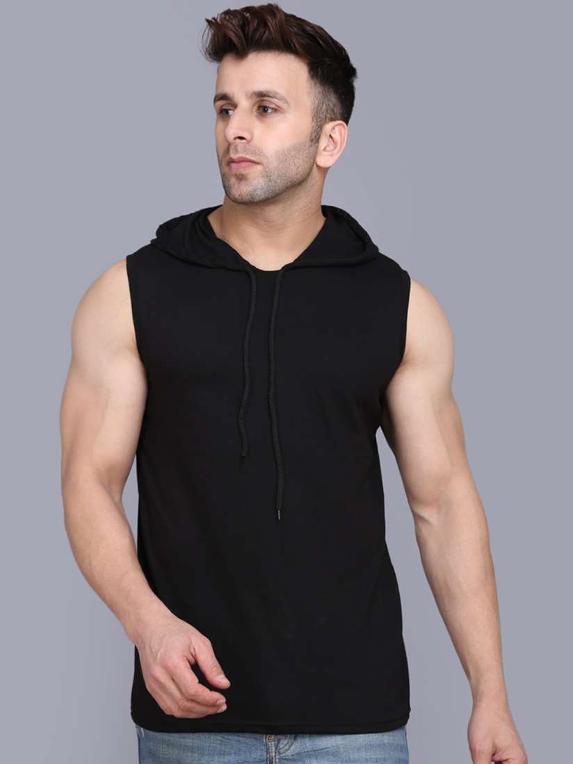 Gym vest hoodie clearance