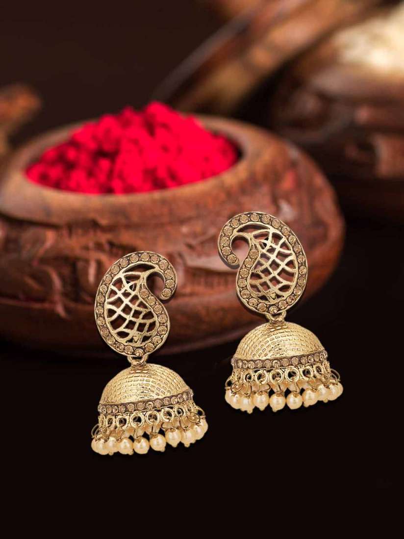 Old model gold jhumkas shop