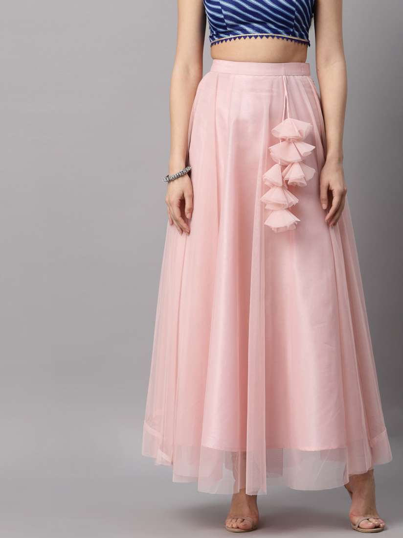 Crop top and lehenga skirt online myntra cheap