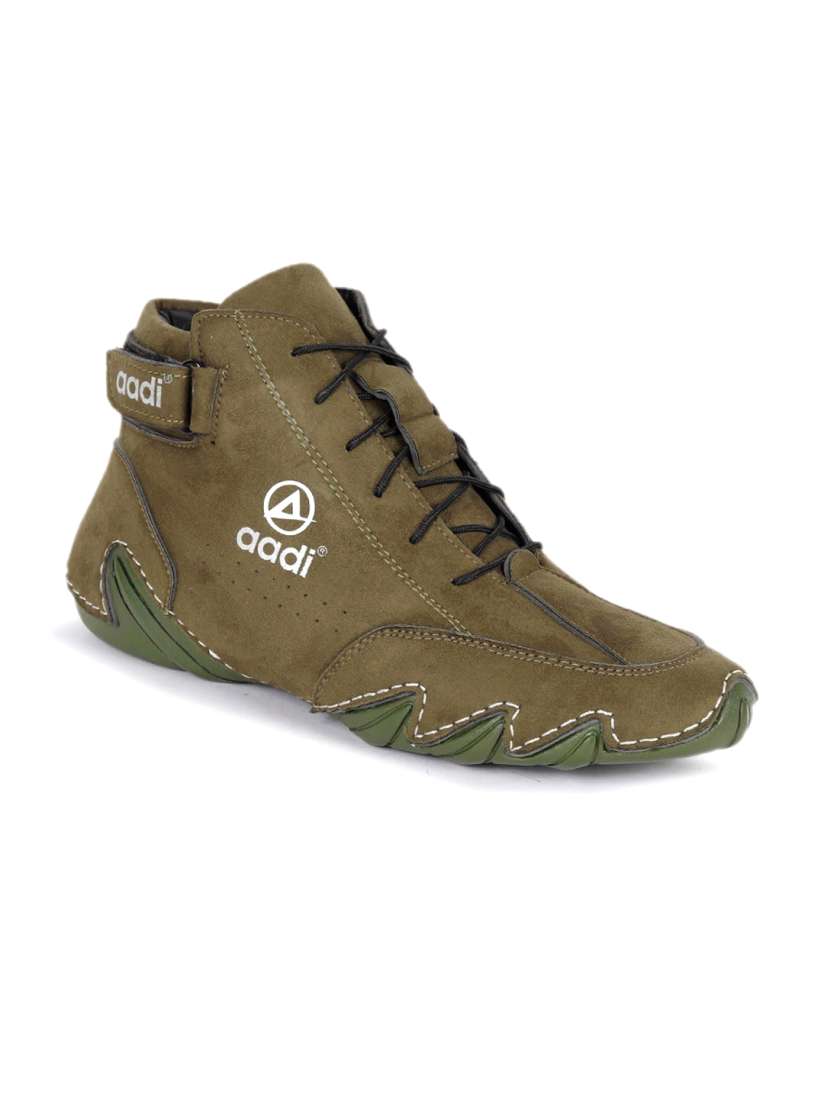 Buy aadi Men Lace up High Top Hiking Boots Boots for Men 28041492 Myntra