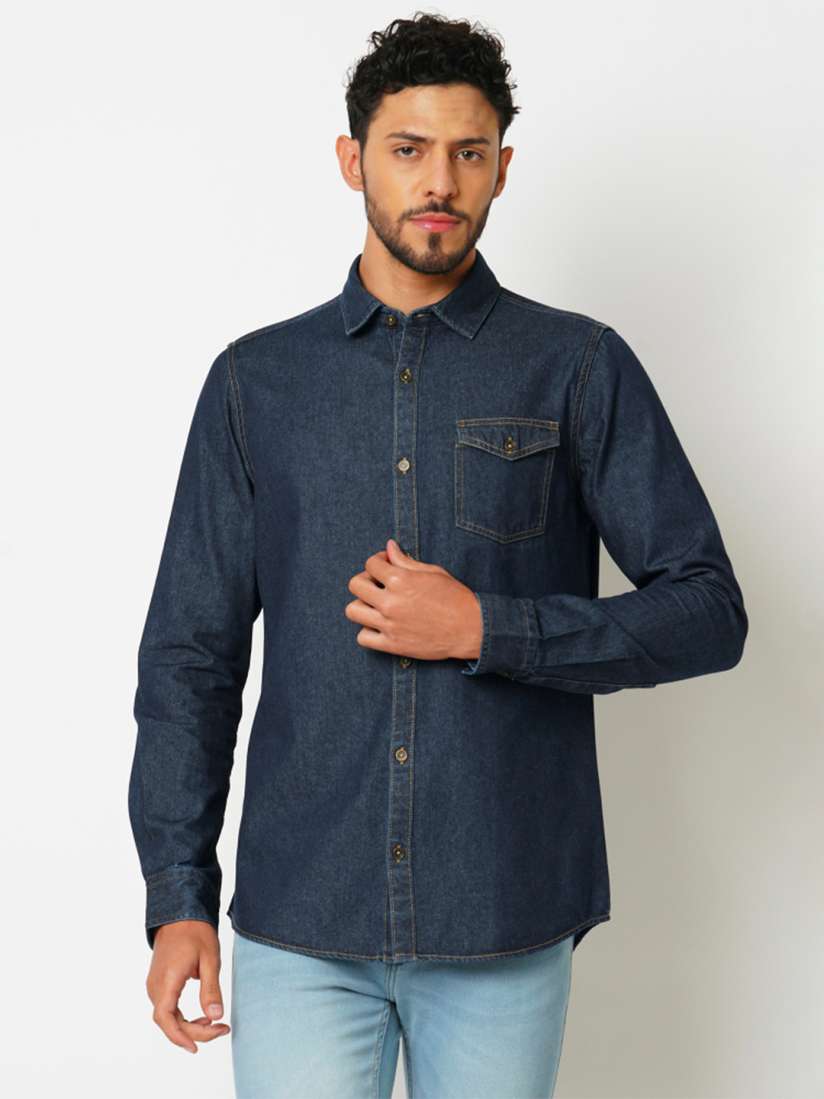 Jeans shirt myntra on sale