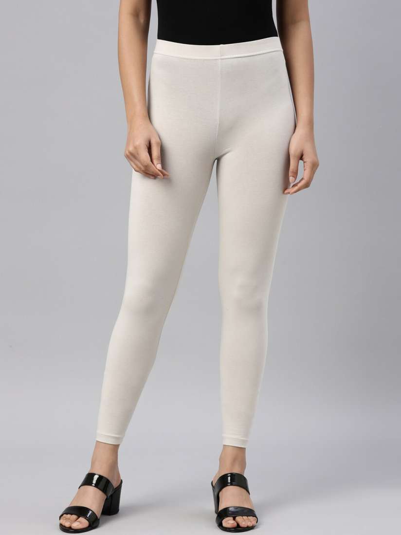 Grey ankle length leggings shop