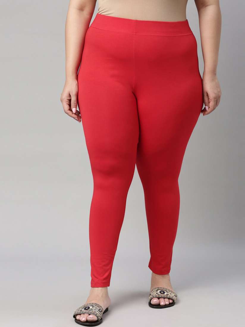 Buy Go Colors Plus Size Slim Fit Ankle Length Leggings Leggings for Women 28054984 Myntra