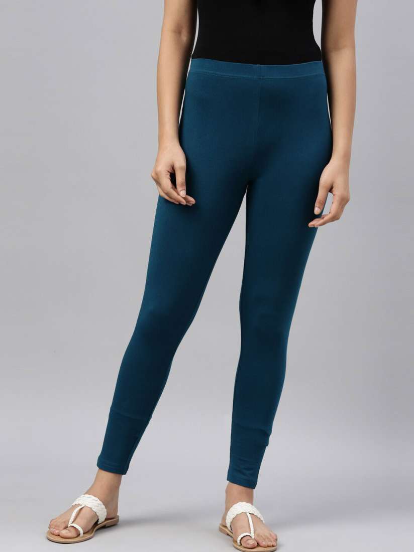 Buy Go Colors Slim Fit Ankle Length Leggings Leggings for Women 28055022 Myntra