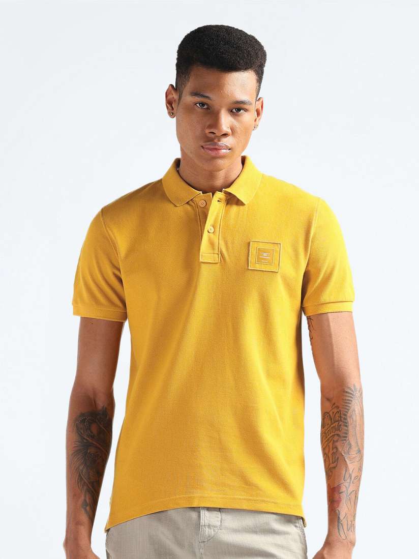 Buy Flying Machine Polo Collar Cotton T shirt Tshirts for Men 28057130 Myntra
