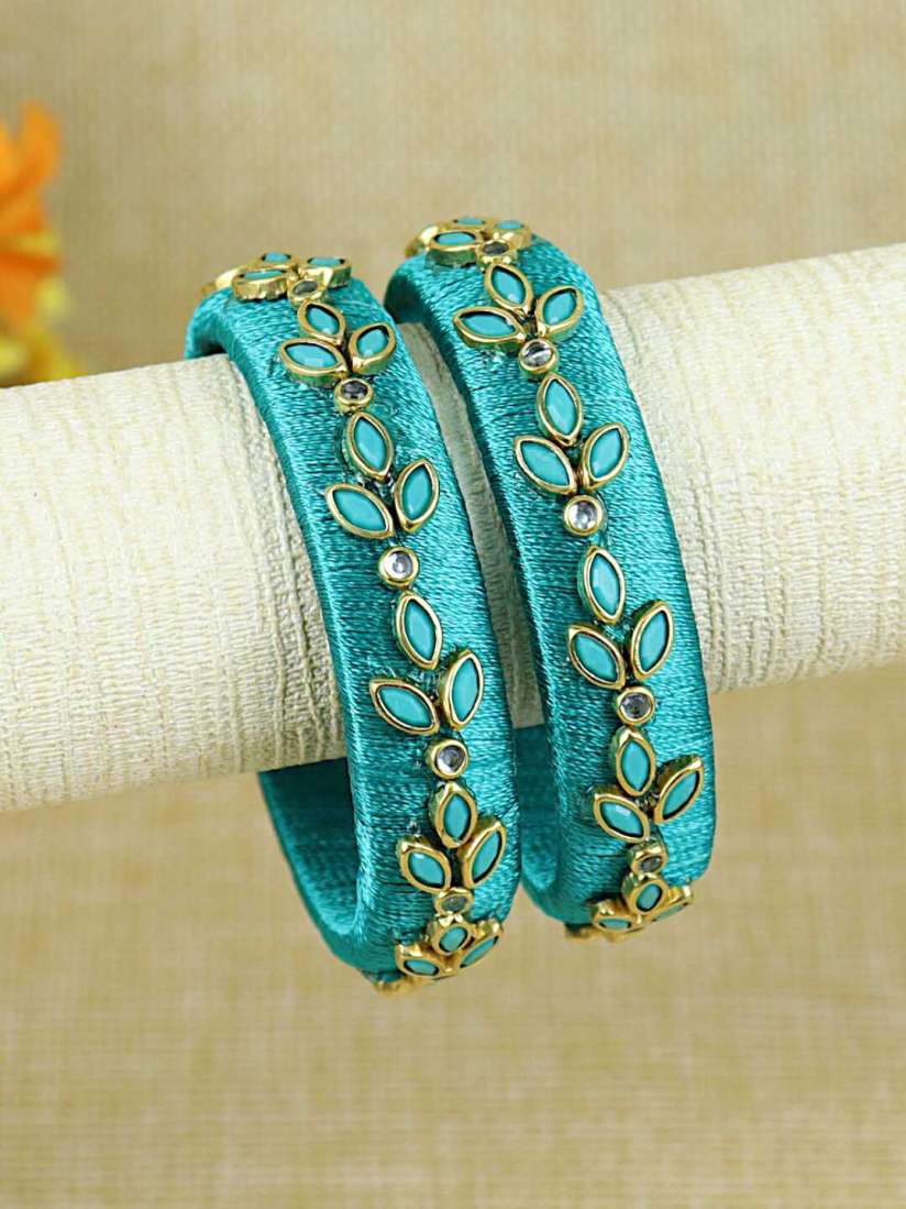 Silk thread bangle for kids online