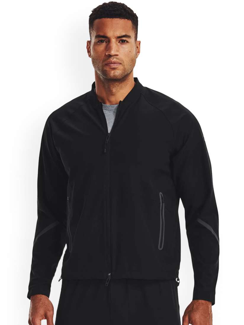 Under armour black fleece top