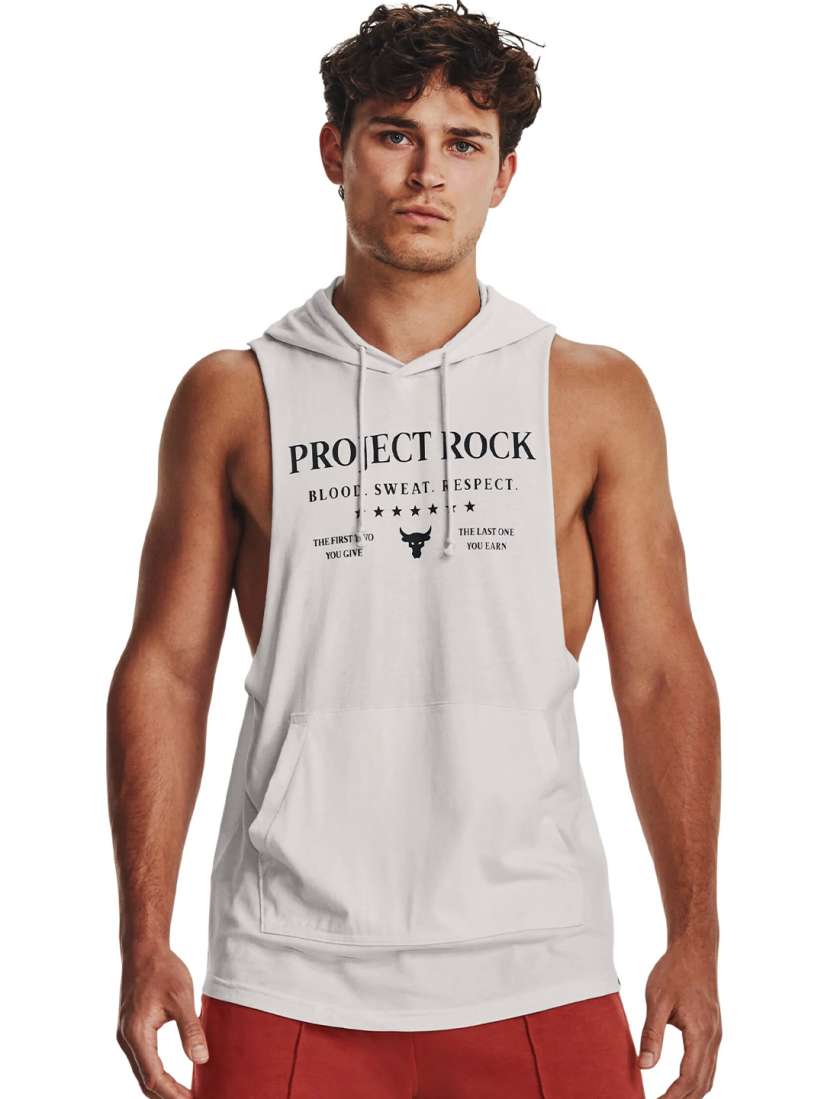 Dwayne johnson sleeveless hoodie clearance