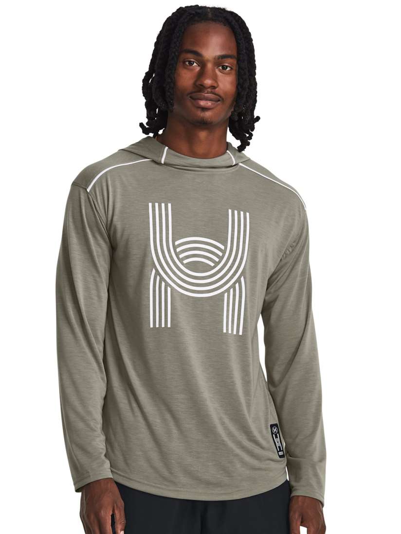 Buy UNDER ARMOUR Run Everywhere Hooded Long Sleeve Pullover Sweatshirts for Men 28099500 Myntra