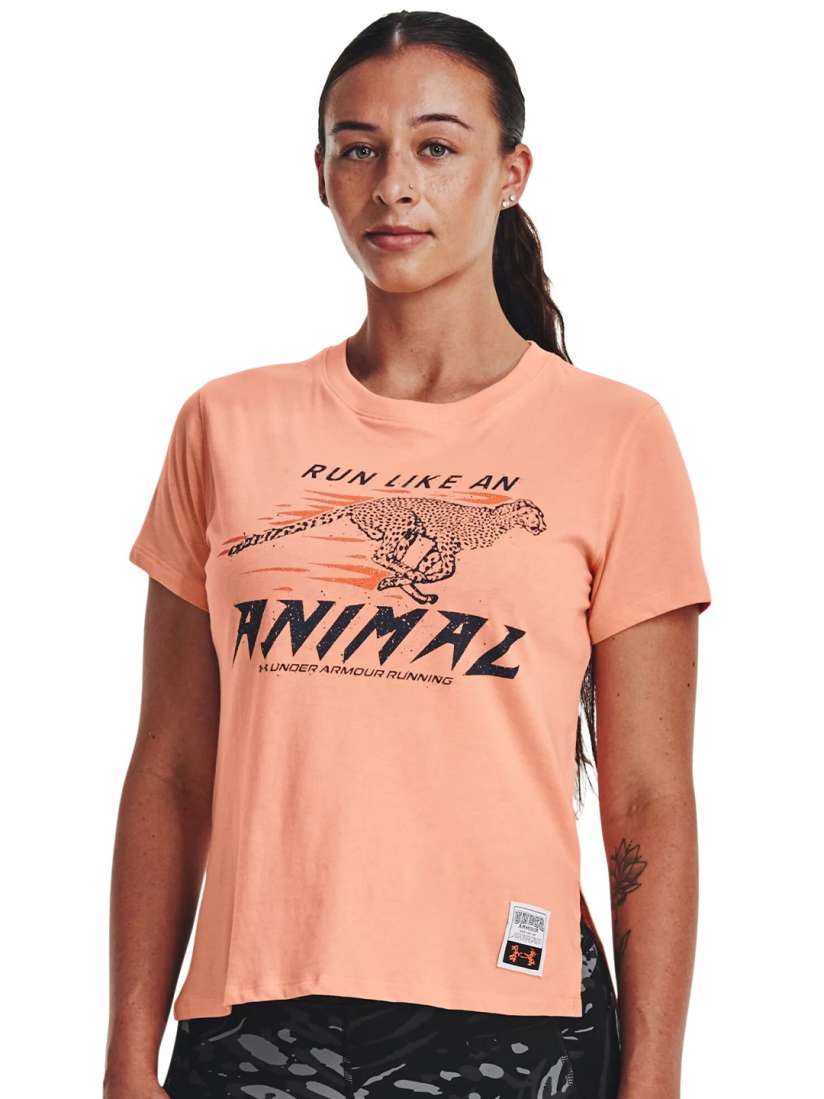 Buy UNDER ARMOUR Run Like Printed Relaxed Fit T Shirt Tshirts for Women 28106360 Myntra