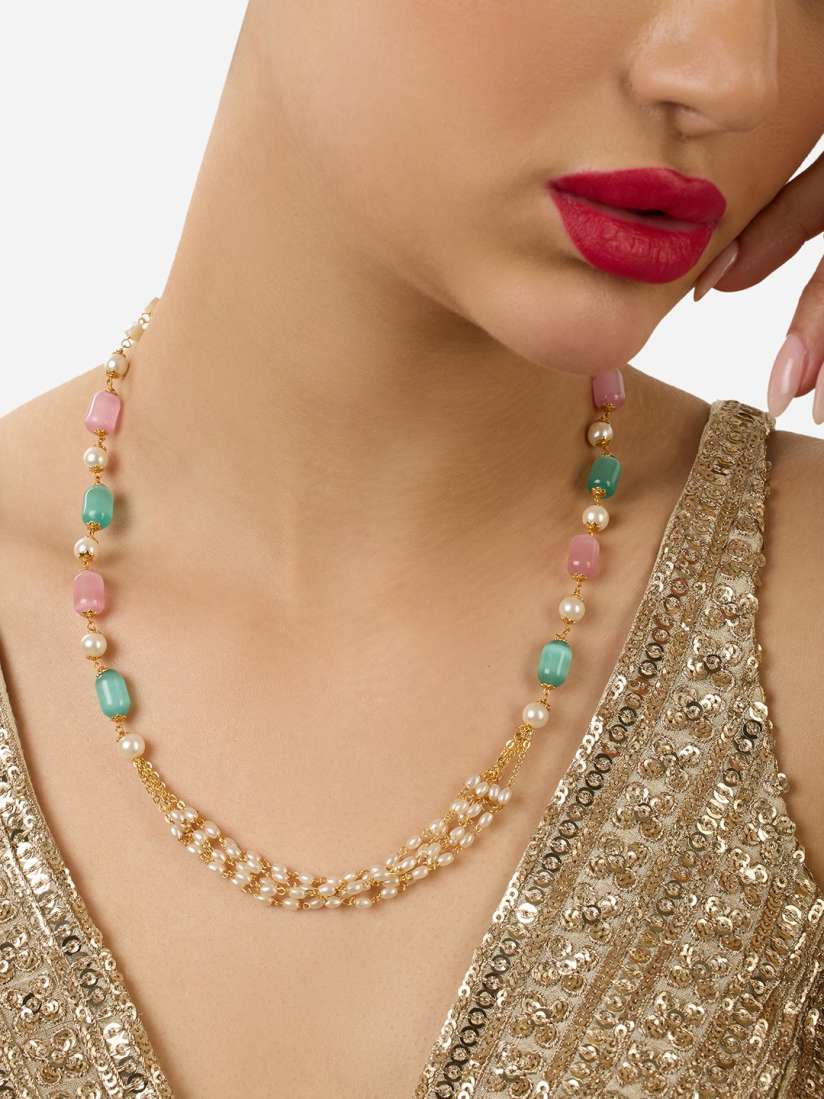 Myntra zaveri pearls online