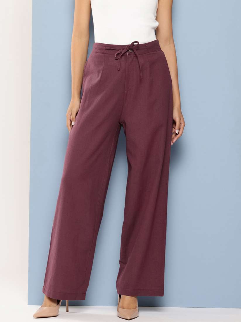 Myntra women trouser outlet