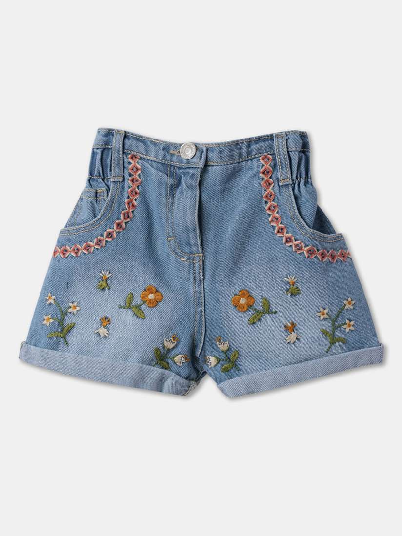 Denim shorts myntra sales