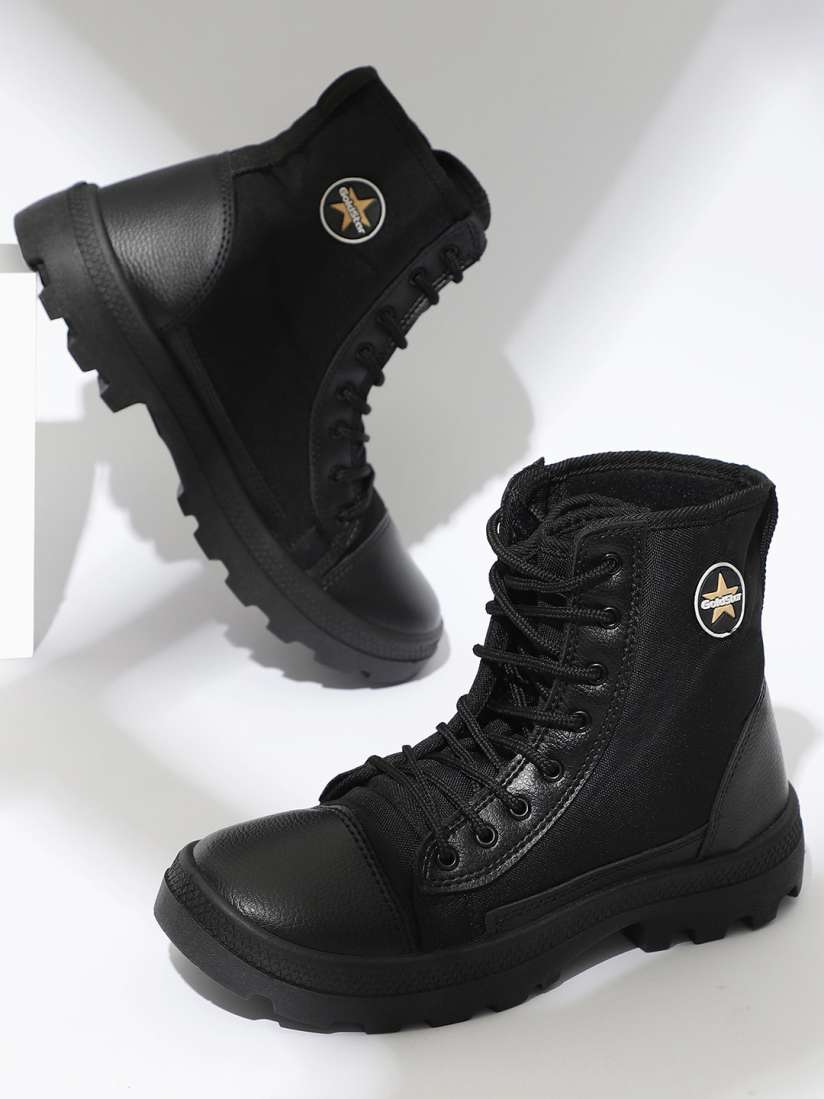 Gold star boots top
