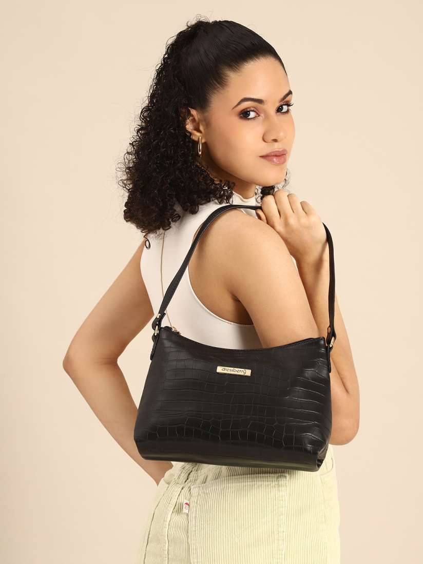 Buy DressBerry Structured Sling Bag Handbags for Women 28134818 Myntra