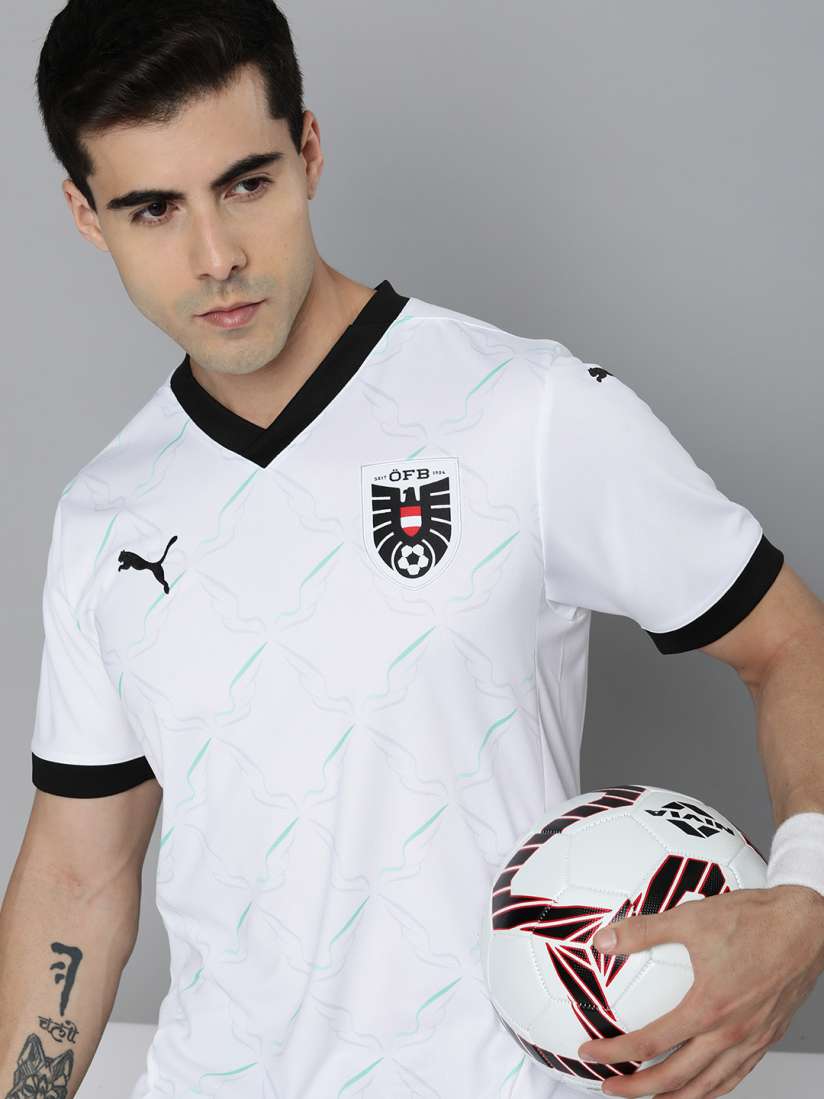 Buy Puma Men Austria 2024 Away Football Jersey dryCELL T shirt Tshirts for Men 28136250 Myntra