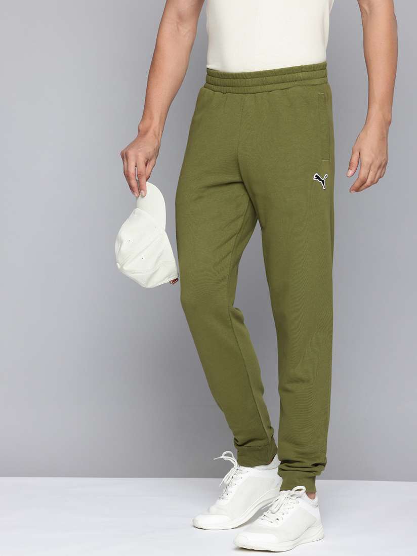 Cotton puma joggers mens store