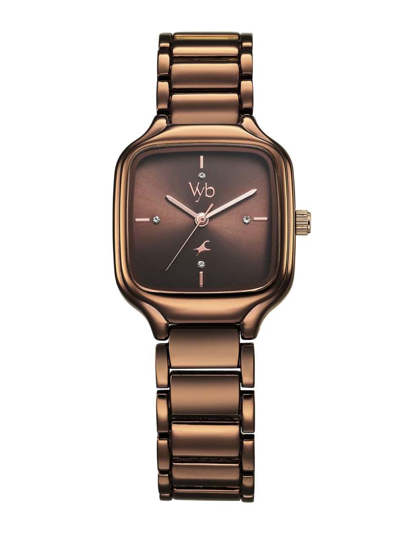 Buy Fastrack Vyb Manifester Women Embellished Dial Analogue Watch FV60024QM01W Watches for Women 28138080 Myntra