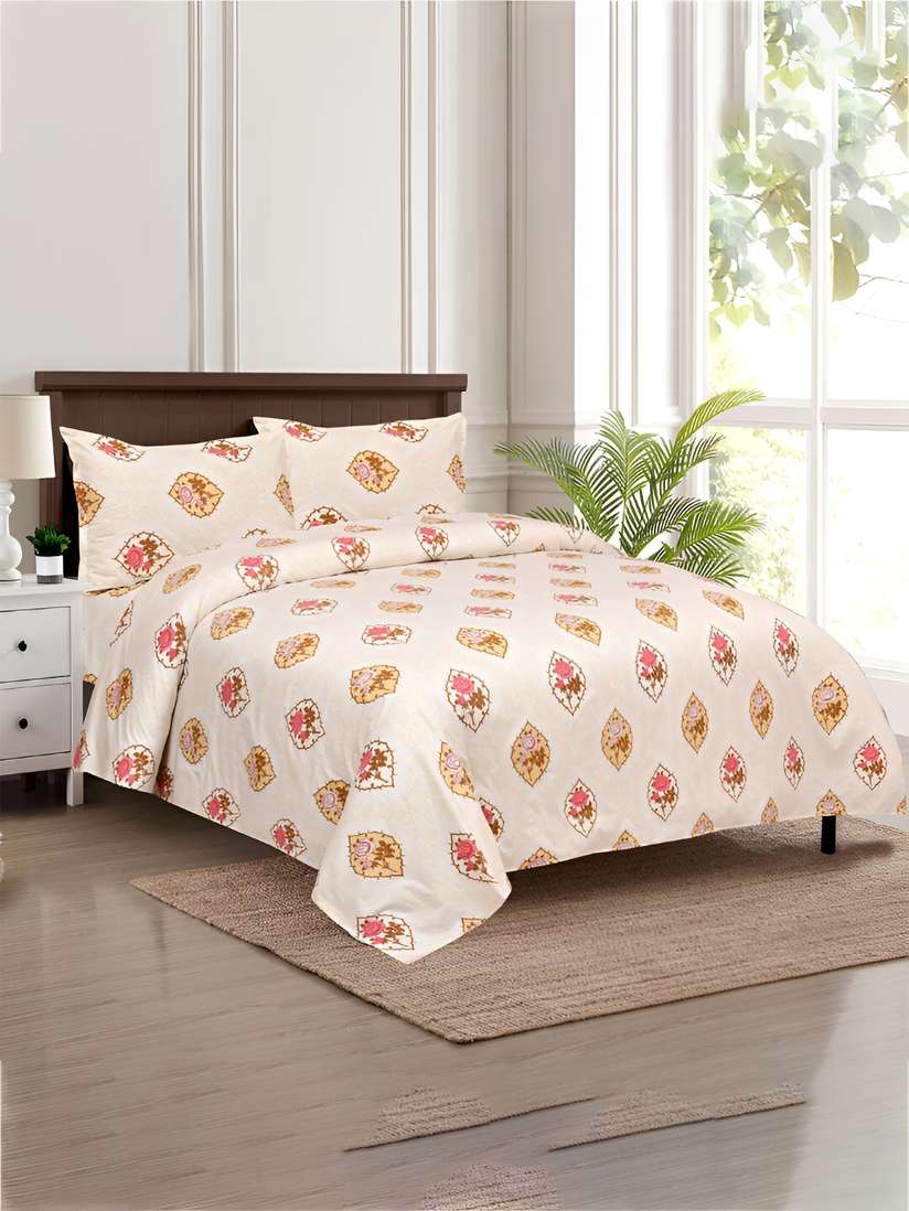 Kuber Industries Cotton Blanket Double Buy Orange Blankets, Dohars