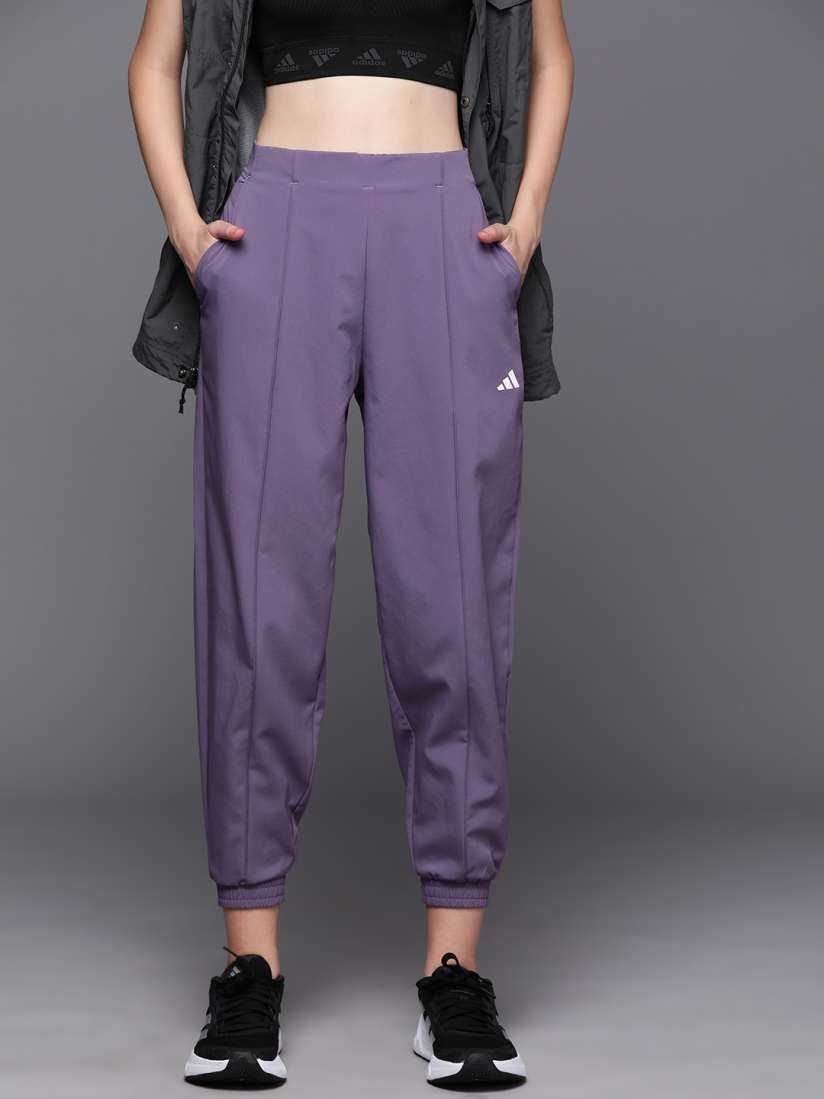 Buy ADIDAS Women Training AEROREADY Moisture Wicking Crop Joggers Track Pants for Women 28144480 Myntra