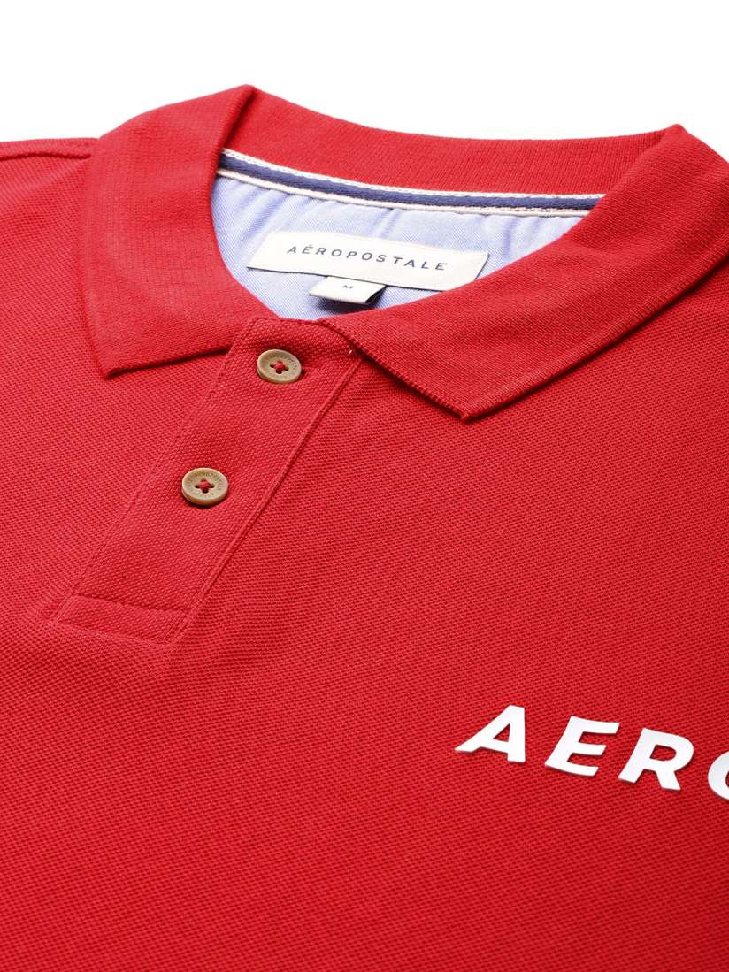 Buy Aeropostale Polo Collar Pure Cotton T shirt Tshirts for Men 28153900 Myntra