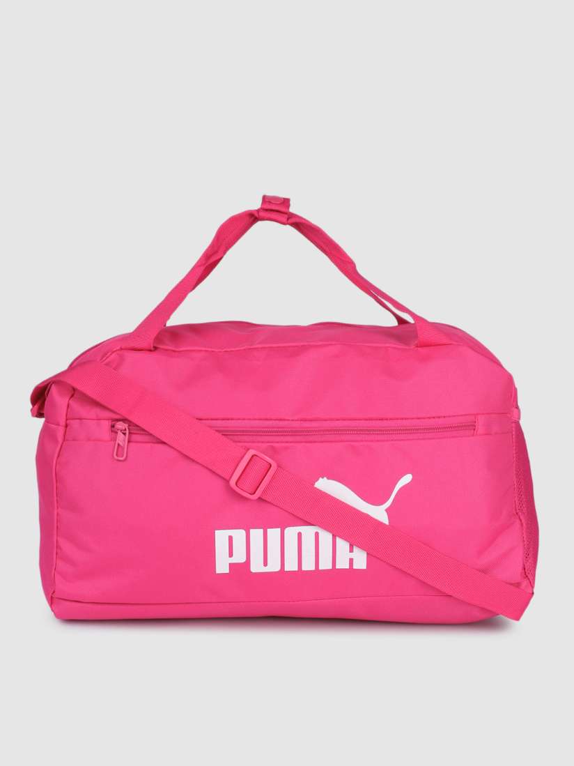 Pink puma gym bag deals