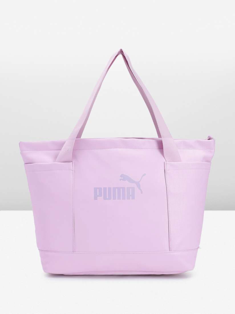 Buy Puma Brand Logo Printed Core Up Oversized Laptop Shoulder Bag Handbags for Women 28155210 Myntra