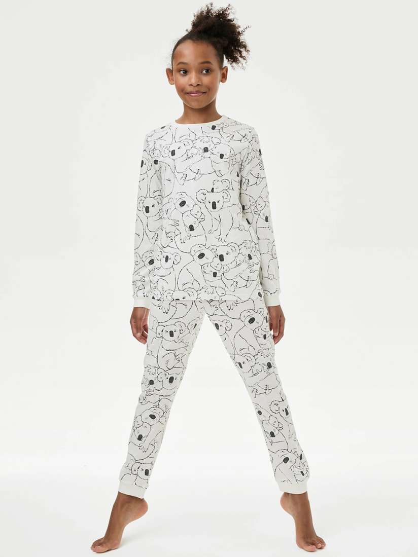 Buy Marks Spencer Girls Graphic Printed T shirt With Pyjamas Night suits for Girls 28155288 Myntra
